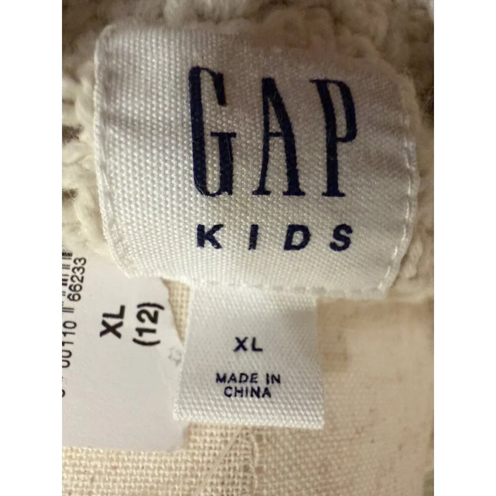GAP Kids‎ Cable Knit Sweater Cream | New With Tags | Size XL (Kids 12)